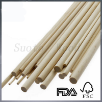 DIY making funny accessories wood stick unfinished natural wood round stick