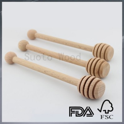 Wooden honery dipper honey stirrer honey stick