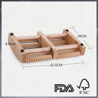 wood foot roller massager