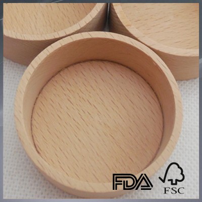 wooden lid for glass bottle wood lid round wood