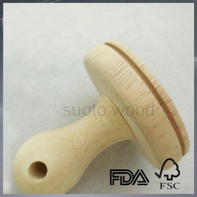 Custom wooden handle for rubber stamp wooden stamp