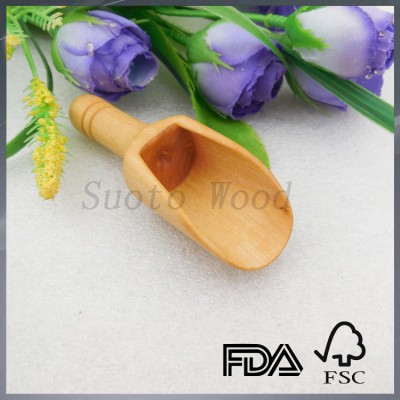 natural schima wooden tea spoon mini wood tea scoop