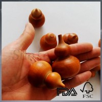 gourd shape wood handicrafts Christmas decoration