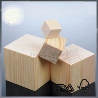 Unfinished wooden block wooden cube wooden building block game block