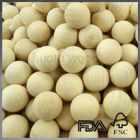 Small wooden bead wood ball wooden round ball