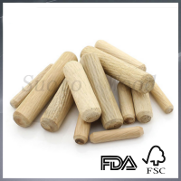 wholesale natural cheap wood dowel custom wood tenon stick different size wood dowel