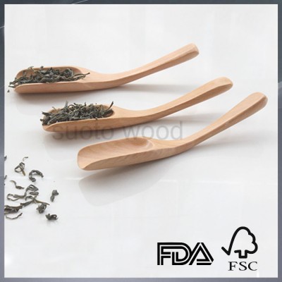 Real wood spoon wooden tea spoon small spoon