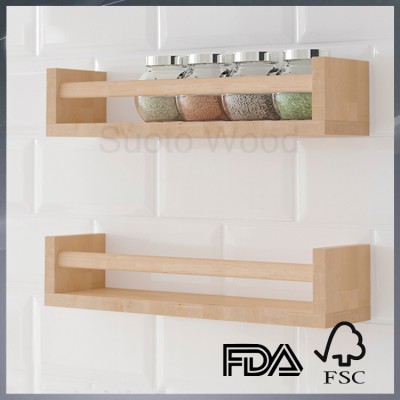 Wooden wall mounted rack wall mounted shelf storage wall rack