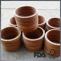 unfinished natural wood ring round wood circle flat wood ring